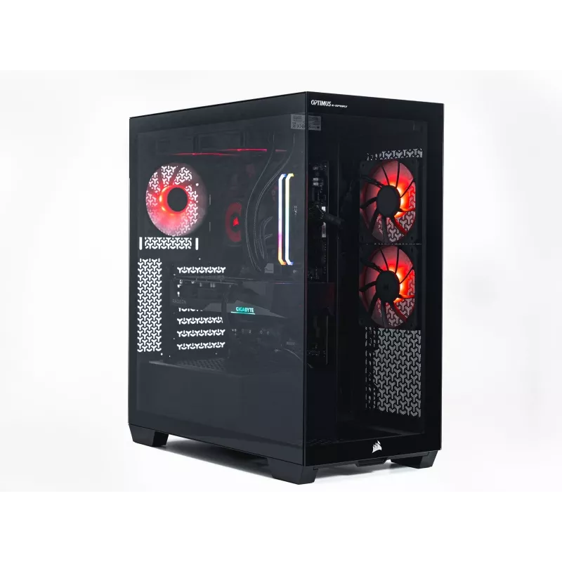 OPTIMUS E-Sport GB550T-CR5 PC, Ryzen 7 5800X, 16 GB, 1 TB, Radeon RX 7600 GAMING OC 8G, Windows