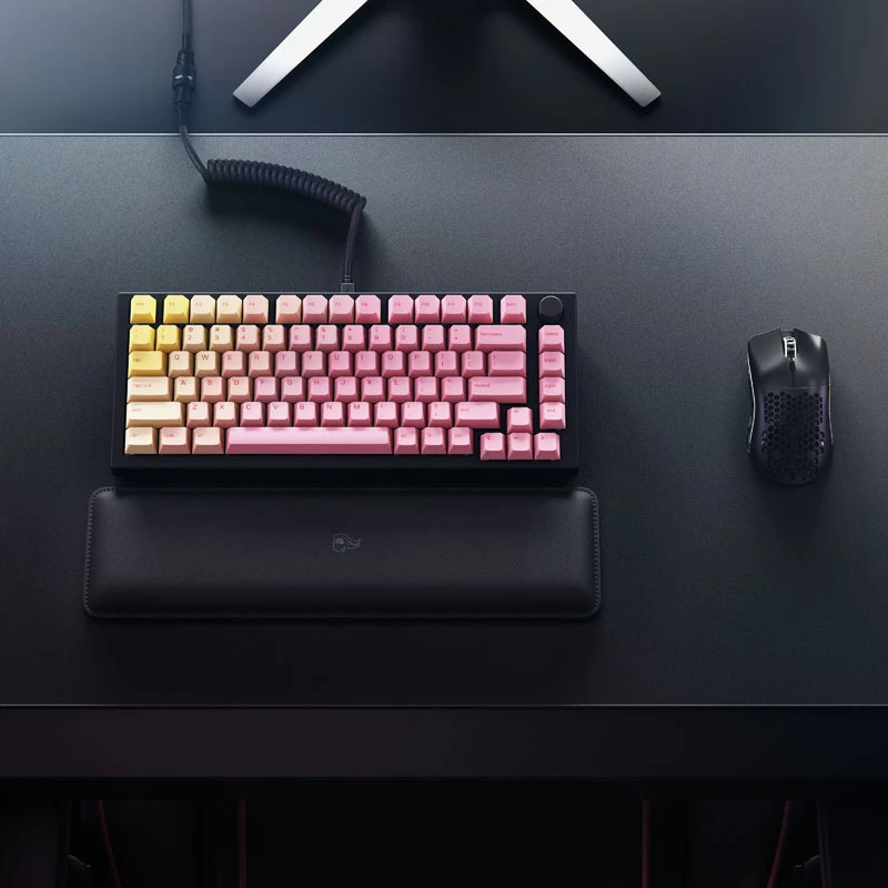Glorious GPBT Pink Grapefruit Forge teclas (keycaps) para teclado, rosa