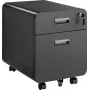 SpeaKa Professional Armário com rodas SP-MFC-001 preto mate L x A P 394 500 1 unid. (SP-13497416)