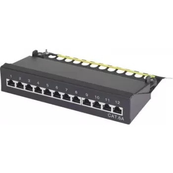 Patchbox de rede Renkforce 12 portas 25,4 cm (10) CAT 6a 1 U (RF-3353154)