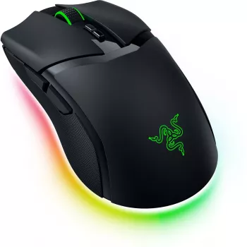 Rato Razer Cobra Pro gaming para destros RF sem fios + Bluetooth + USB Type-C ótico 30000 DPI