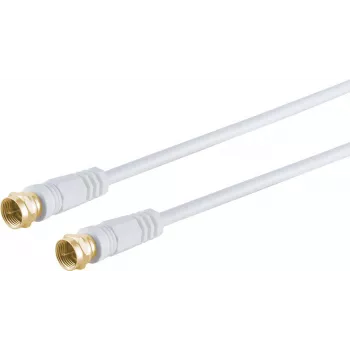 Cabo coaxial S/CONN 80098-G-128CP 10 m tipo F branco