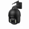 Câmara de vigilância IP dome Foscam SD8P 8 MP, 4K 3840 x 2160, zoom ótico 4x, PTZ, IR 50 m, Wi-Fi, MicroSD até 256 GB