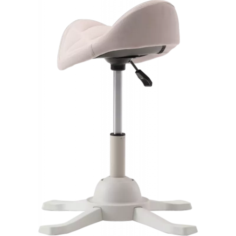 Assento de equilíbrio ergonómico Up Up Toronto branco, tecido marfim, mola a gás mais longa