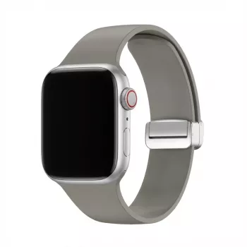 Pulseira GUAN Premium Plus para Apple Watch 40 mm 41 mm 38 mm 42 mm — Cinzento/preto