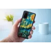 Capa de proteção iKins para Samsung Galaxy S20 – design noite estrelada preto