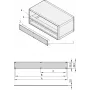 SCHROFF PART.FRONT PANEL 1U 84HP - Acessório de Rack (20850426)