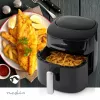 Fritadeira Nedis KAAF170BK Individual 7,2 l Máquina vertical 1800 W Fritadeira de ar quente Preto
