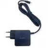 Fonte de alimentação ALLNET PSU-GaNPD-USB-F1C-45W carregador USB-C PD 45W com cabo de 2 m e ficha EU