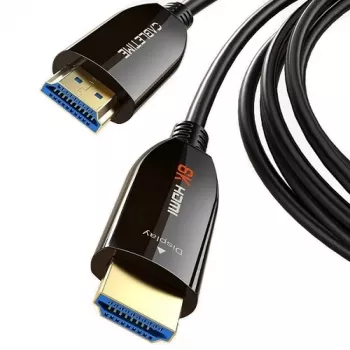 Cabo HDMI de fibra ótica ativo CABLETIME 2.1 30m 8K@60Hz 48 Gbit/s conectores banhados a ouro