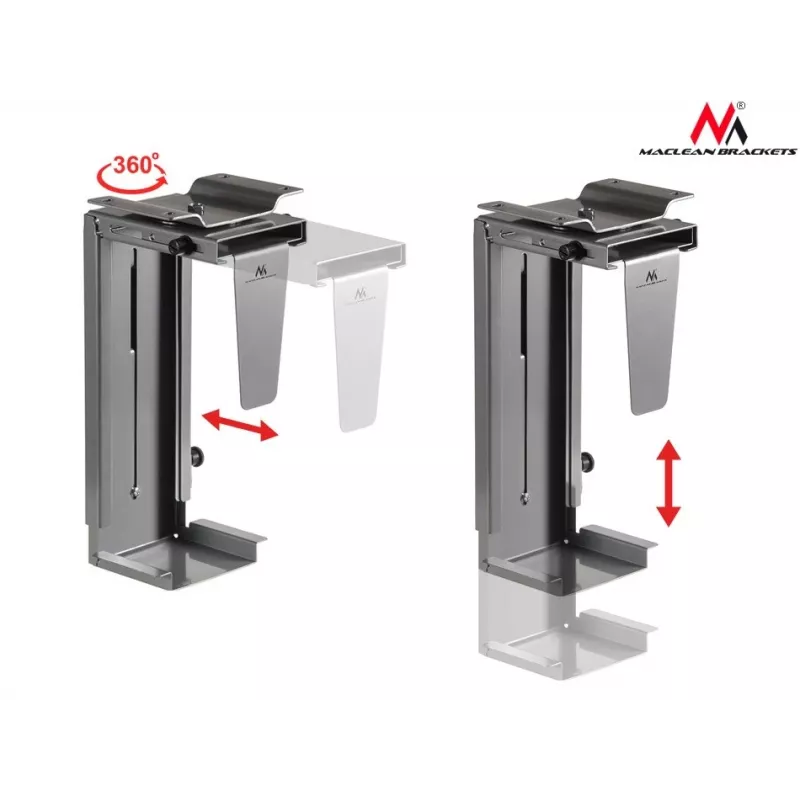 Suporte passivo Maclean MC-713 S cinzento