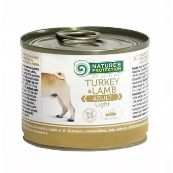 NATURE'S PROTECTION Adult Light peru e borrego - comida húmida para cães - 200 g