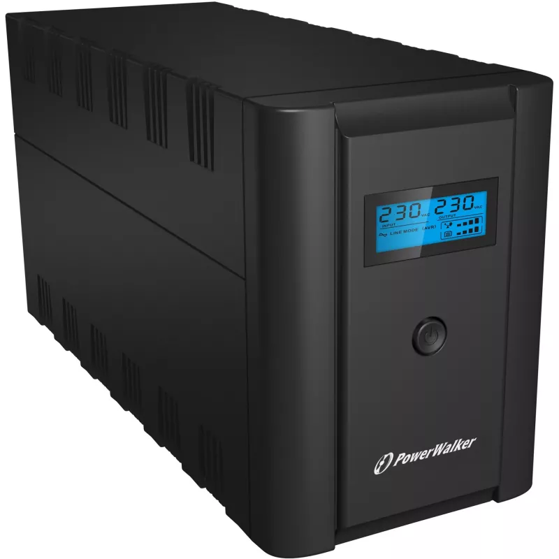 PowerWalker VI 2200 LCD/IEC UPS (fonte de alimentação ininterrupta) line-interactive 2,2 kVA 1200 W 6 saídas AC