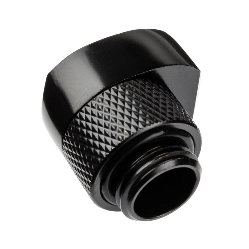 Conector de mangueira Alphacool 17604 Preto rosca de 1/4 polegadas