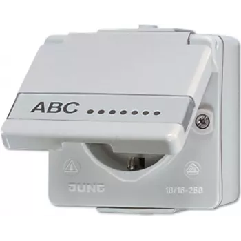 Caixa de embutir tipo F JUNG 620 NAW
