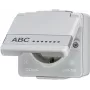 Caixa de embutir tipo F JUNG 620 NAW