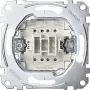 Botão de pressão Merten MEG3154-0000, 1P, metálico, 250 V AC, 10 A