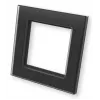eQ-3 Homematic IP Moldura de vidro simples, preto (162148A1)