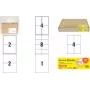 Etiquetas de envio AVERY 8026-300 branco – autocolantes de endereço para encomendas, quantidade do rolo não indicada