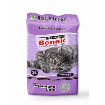 Certech Super Benek Standard Lavanda - Areia aglomerante para gatos 25 l (20 kg)