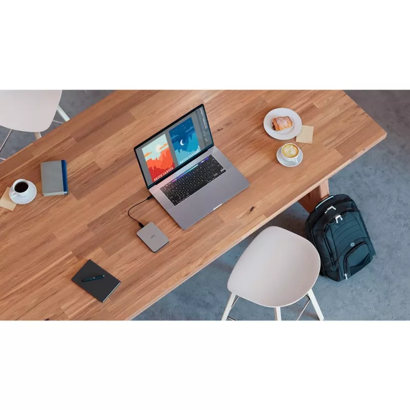 LaCie Mobile Drive Secure STLR2000400 - Disco rígido - encriptado - 2 TB - externo (portátil) - USB 3.2 Gen 1 (conector USB-C) - Self-Encrypting
