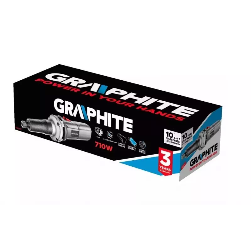 Rebarbadora reta 710W Graphite disco de 25mm