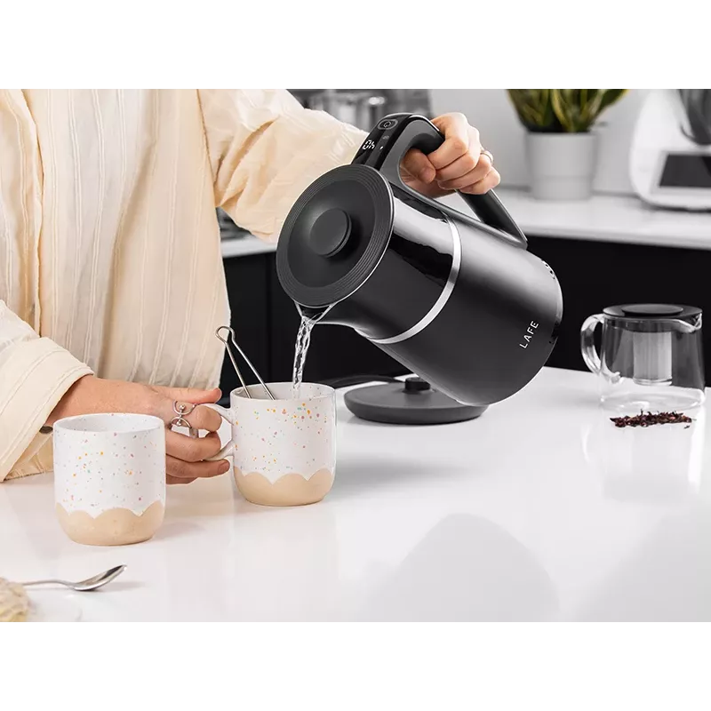 Chaleira elétrica LAFE 1,7L 2200W preta