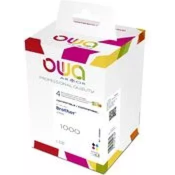 Tinta OWA Multi-Pack K10351OW substitui brother LC-1240 Conteúdo: 1 x 16 ml preto, 1 x 8 ml ciano, magenta, amarelo - 1 unid. (LC1240BKLC1240C)