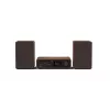 Sistema de áudio HiFi estéreo Pure Classic 100W DAB+ Bluetooth Wi-Fi CD preto nogueira