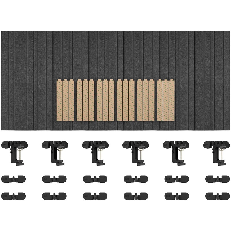 Streamplify ACOUSTIC PANEL - pack de 6, cinzento