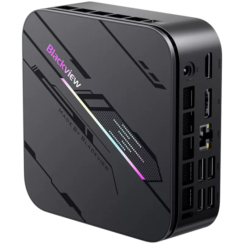 Mini PC Blackview MP100 Pro i9-12900H 16GB SSD512 W11Pro preto