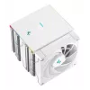 Arrefecedor de ar DeepCool AK620 Digital SE White — duas ventoinhas de 120 mm, 6 heatpipes, PWM, suporte LGA-1700, ecrã integrado