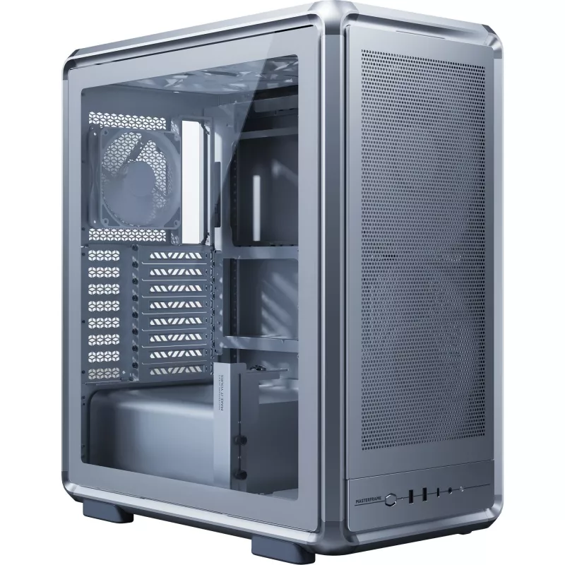 Cooler Master MasterFrame 500 Mesh ARGB caixa de PC Midi Tower, prateada, vidro temperado