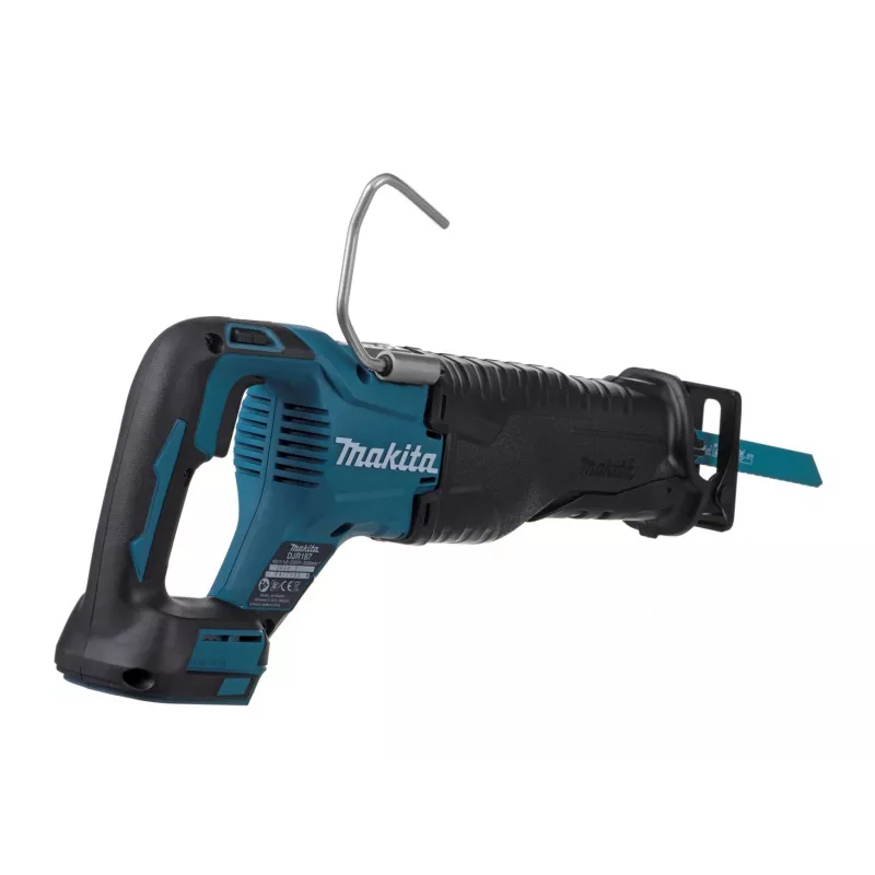 Makita DJR187Z serra de sabre a bateria, 18 V Li-Ion, curso de 32 mm, 2.300–3.000 cursos/min, sem bateria, preto/azul