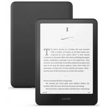 Leitor de e-books Amazon Kindle Paperwhite (12.ª geração, 2024) — ecrã de 17,8 cm (7 polegadas), 16 GB, preto, Wi‑Fi, Bluetooth, USB‑C
