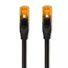 Cabo de rede Ethernet QOLTEC CAT6, 2×RJ45, 20 m, preto