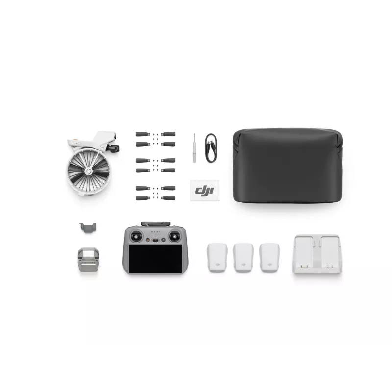 DJI Flip Fly More Combo (DJI RC 2) drone com câmara, 4K/60fps HDR, 48 MP, CMOS de 1/1,3″, 3 baterias