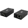 Servidor de dispositivos série Exsys EX-6111-2POE Ethernet para 1×RS-232 com PoE e fonte de alimentação 5V/4A