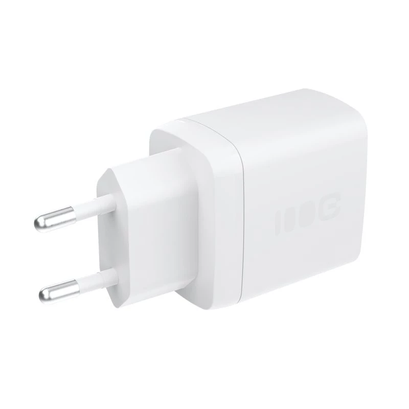 Fonte de alimentação Green Cell PowerSource Solo30 30W branca — carregador USB-C, 30 W de potência de saída