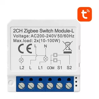 Módulo de interruptor inteligente Avatto LZWSM16-W2 ZigBee — sem necessidade de neutro, módulo de relé de embutir
