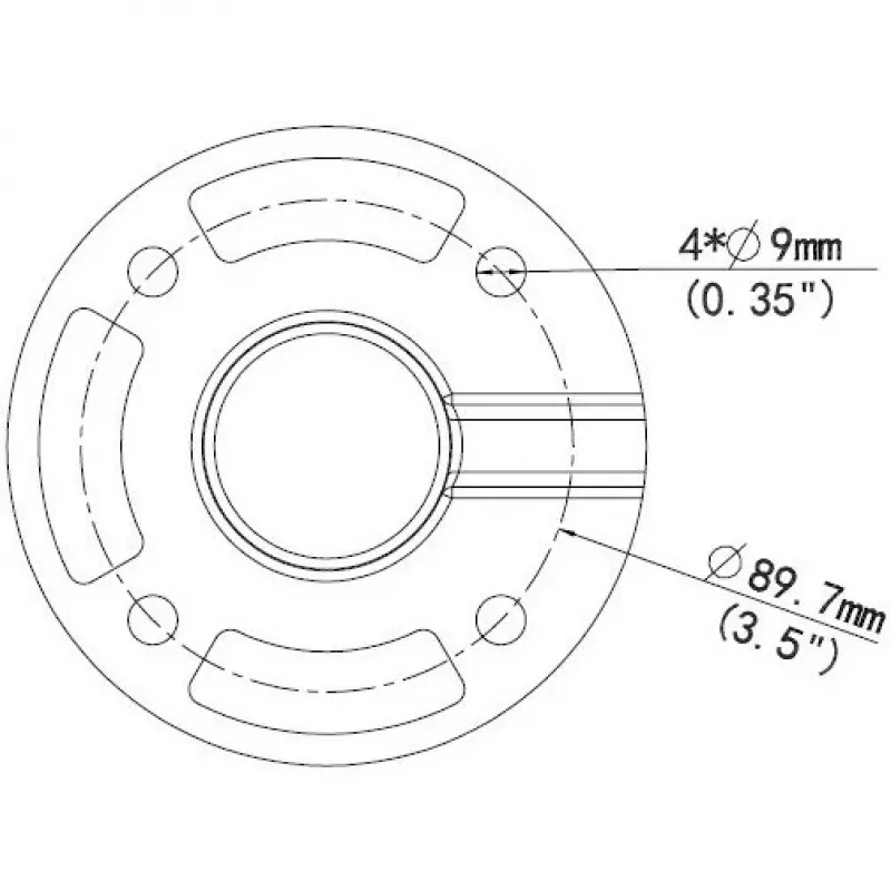 Suporte de suspensão ALLNET ALL-CAM2498-LEP para montagem no teto