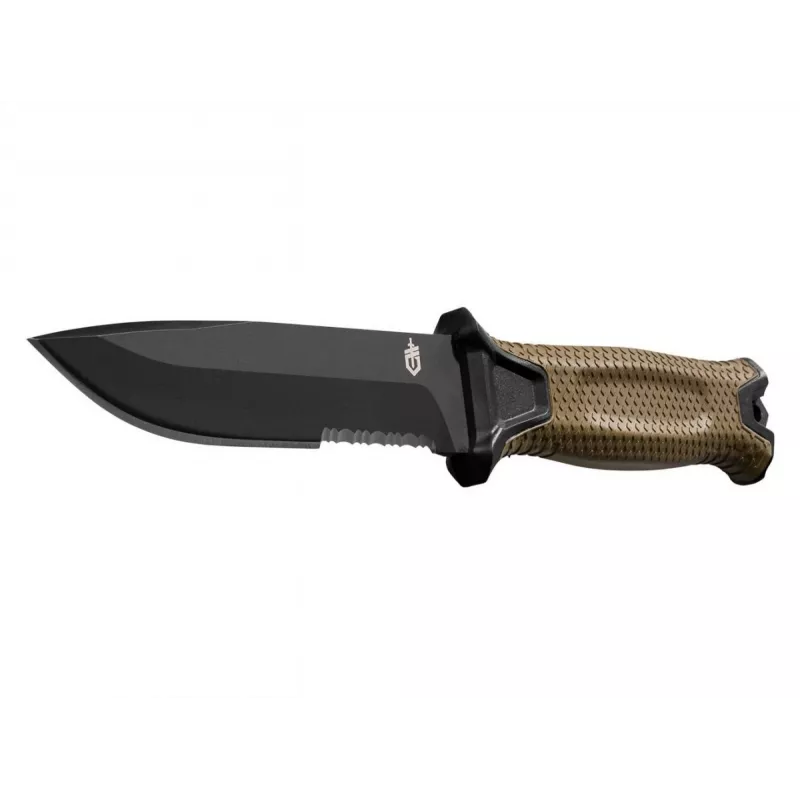 Faca de sobrevivência GERBER Strongarm Fixed Serrated Coyote