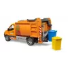 Veículo de modelo BRUDER MB Sprinter Camião do lixo BR-02682, réplica de brinquedo à escala