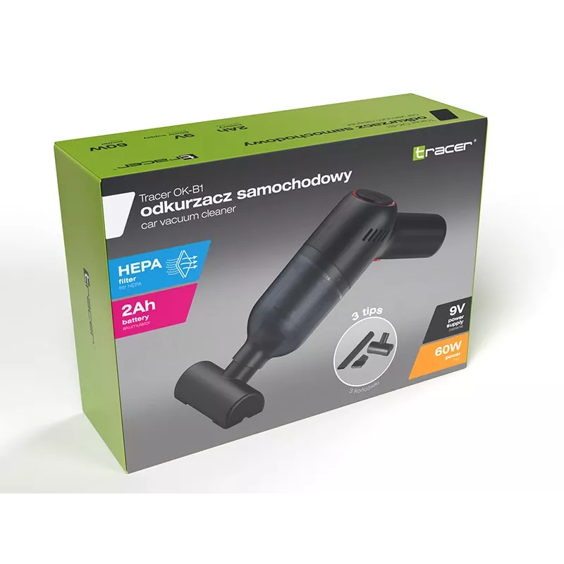 Aspirador Tracer OK-B1 preto