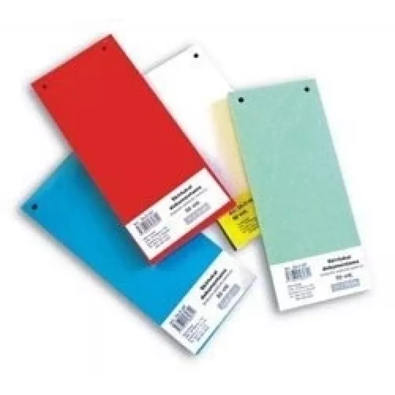 Separadores de cartão SMLT SK-D-SP/M 11 x 23,5 cm azul, pack de 50