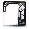 Painel lateral para caixa Singularity Spectre 4 Aevum Dual Loop painel lateral acrílico transparente preto