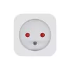 Tomada inteligente SAVIO AS-01 16A Wi-Fi 2,4 GHz, ficha tipo E/F, 220–240 V, 3680 W, branca