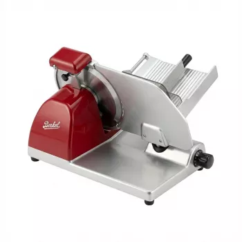 Máquina de cortar carne e fiambre elétrica Berkel Homeline HL PLUS 200 vermelha, lâmina de 200 mm, acabamento vermelho