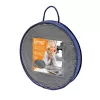Almofada de assento MDH DRQE3M0BBXXXP — almofada redonda de espuma com gel de refrigeração, Ø 390 mm, altura 50 mm, cinzento, carga máx. 120 kg