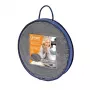 Almofada de assento MDH DRQE3M0BBXXXP — almofada redonda de espuma com gel de refrigeração, Ø 390 mm, altura 50 mm, cinzento, carga máx. 120 kg